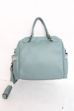 画像2: axes femme / プレート付ギャザーボストン  ブルー Y-26-07-28-009-AX-BG-SZ-ZY (2)