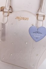 画像3: axes femme kawaii / パールシェルトートバッグ  ベージュ Y-26-07-28-010-AX-BG-SZ-ZY (3)