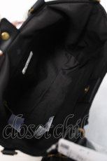 画像4: axes femme / 異素材使いフリルバッグ  黒 Y-26-07-28-024-AX-BG-SZ-ZY (4)