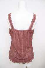 画像2: axes femme / 総レースキャミタンク M 濃ピンク Y-26-07-29-051-AX-TO-SZ-ZY (2)