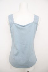 画像2: axes femme / シフォンバラ×パールタンク M サックス Y-26-07-29-057-AX-TO-SZ-ZY (2)