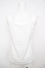 画像2: axes femme / シフォンバラ×パールタンク M 生成り Y-26-07-29-058-AX-TO-SZ-ZY (2)