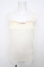 画像1: axes femme / レーシーリボンキャミ M キナリ Y-26-07-29-068-AX-TO-SZ-ZY (1)