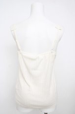 画像2: axes femme / レーシーリボンキャミ M キナリ Y-26-07-29-068-AX-TO-SZ-ZY (2)