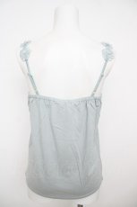 画像2: axes femme / お花ストラップキャミ M サックス Y-26-07-29-078-AX-TO-SZ-ZY (2)