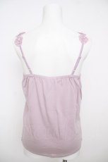 画像2: axes femme / お花ストラップキャミ M ラベンダー Y-26-07-29-079-AX-TO-SZ-ZY (2)