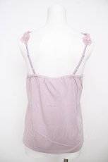 画像2: axes femme / お花ストラップキャミ M ラベンダー Y-26-07-29-080-AX-TO-SZ-ZY (2)
