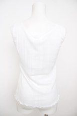 画像2: axes femme / フロントレースアップインナー M 白 Y-26-07-29-082-AX-TO-SZ-ZY (2)