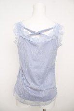 画像2: axes femme / クロス総レース2WAYタンク M ブルー Y-26-07-29-084-AX-TO-SZ-ZY (2)