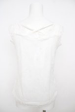 画像2: axes femme / クロス総レース2WAYタンク M 白 Y-26-07-29-088-AX-TO-SZ-ZY (2)