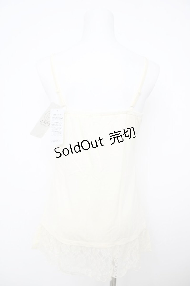 画像2: axes femme / Bigリボンキャミソール M キナリ Y-26-07-29-001-AX-TO-SZ-ZS (2)