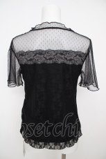 画像2: axes femme / レーシープルオーバー M 黒 Y-26-07-29-115-AX-TO-SZ-ZY (2)
