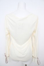 画像2: axes femme / 袖口レースインナー M 生成り Y-26-07-29-117-AX-TO-SZ-ZY (2)