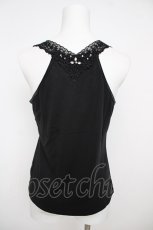 画像2: axes femme / 前後モチーフレースタンク M 黒 Y-26-07-29-013-AX-TO-SZ-ZY (2)