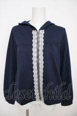 画像1: axes femme / バックシャンパーカー M 紺 Y-26-07-29-132-AX-TO-SZ-ZY (1)