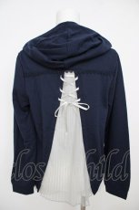画像2: axes femme / バックシャンパーカー M 紺 Y-26-07-29-132-AX-TO-SZ-ZY (2)