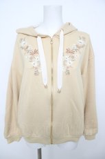 画像1: axes femme / 花刺繍パーカー M イエロー Y-26-07-29-133-AX-TO-SZ-ZY (1)