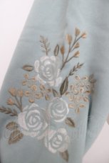 画像3: axes femme / 袖花刺繍ショートパーカー M ミント Y-26-07-29-134-AX-TO-SZ-ZY (3)