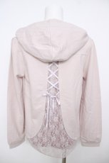 画像2: axes femme / バックシャンレースパーカー M アワピンク Y-26-07-29-136-AX-TO-SZ-ZY (2)