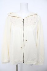 画像1: axes femme / バックシャンレースパーカー M キナリ Y-26-07-29-138-AX-TO-SZ-ZY (1)