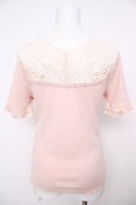 画像2: axes femme / 透けレースVネックインナー M アワピンク Y-26-07-29-145-AX-TO-SZ-ZY (2)
