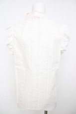 画像2: axes femme / 総刺繍レーシーブラウス M 白 Y-26-07-29-156-AX-BL-SZ-ZY (2)