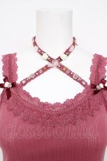 画像3: axes femme / バラクロスストラップキャミ M 濃ピンク Y-26-07-29-015-AX-TO-SZ-ZY (3)