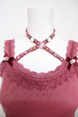 画像3: axes femme / バラクロスストラップキャミ M 濃ピンク Y-26-07-29-016-AX-TO-SZ-ZY (3)