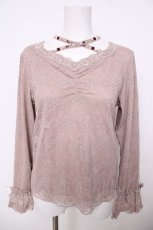 画像1: axes femme / バラクロス総レースインナー F モカ Y-26-07-29-174-AX-TO-SZ-ZY (1)