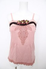 画像1: axes femme / 立体モチーフキャミ M アワピンク Y-26-07-29-002-AX-TO-SZ-ZY (1)