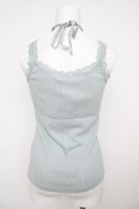 画像2: axes femme / バラクロスストラップキャミ M サックス Y-26-07-29-020-AX-TO-SZ-ZY (2)