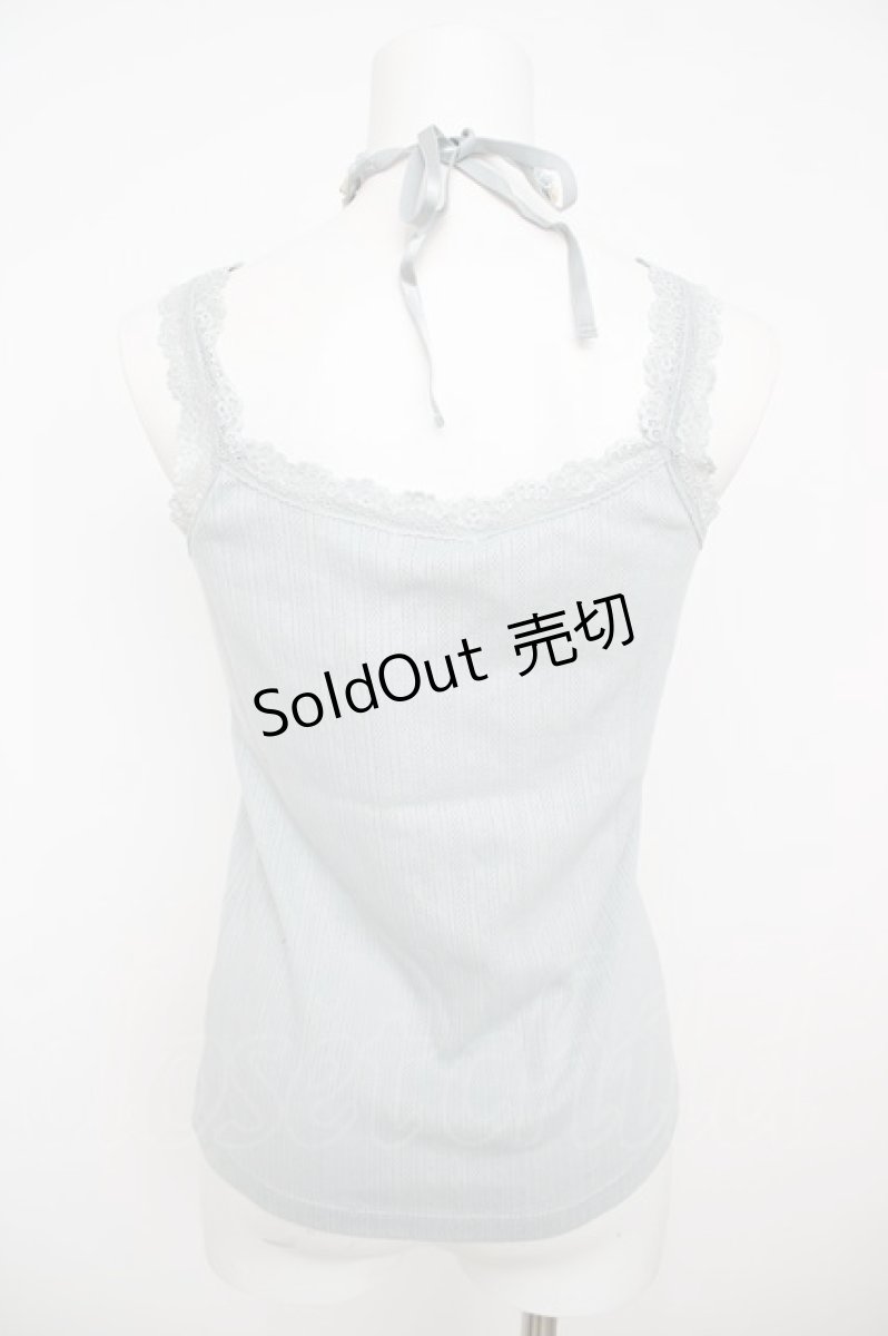 画像2: axes femme / バラクロスストラップキャミ M サックス Y-26-07-29-021-AX-TO-SZ-ZY (2)
