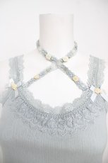 画像3: axes femme / バラクロスストラップキャミ M サックス Y-26-07-29-021-AX-TO-SZ-ZY (3)