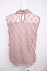 画像2: axes femme / ビーズ使いシャーリングタンク M アワピンク Y-26-07-29-031-AX-TO-SZ-ZY (2)