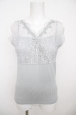 画像1: axes femme / レース重ねタンクトップ M グレー Y-26-07-29-034-AX-TO-SZ-ZY (1)