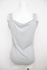 画像2: axes femme / レース重ねタンクトップ M グレー Y-26-07-29-034-AX-TO-SZ-ZY (2)