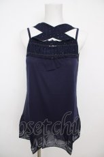 画像1: axes femme / 裾刺繍ホルターキャミソール M コン Y-26-07-29-041-AX-TO-SZ-ZY (1)