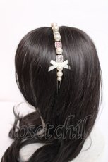 画像2: mellfy memory / Jewel & ribbon カチューシャ  シルバー Y-26-07-31-046-LO-AC-SZ-ZY (2)