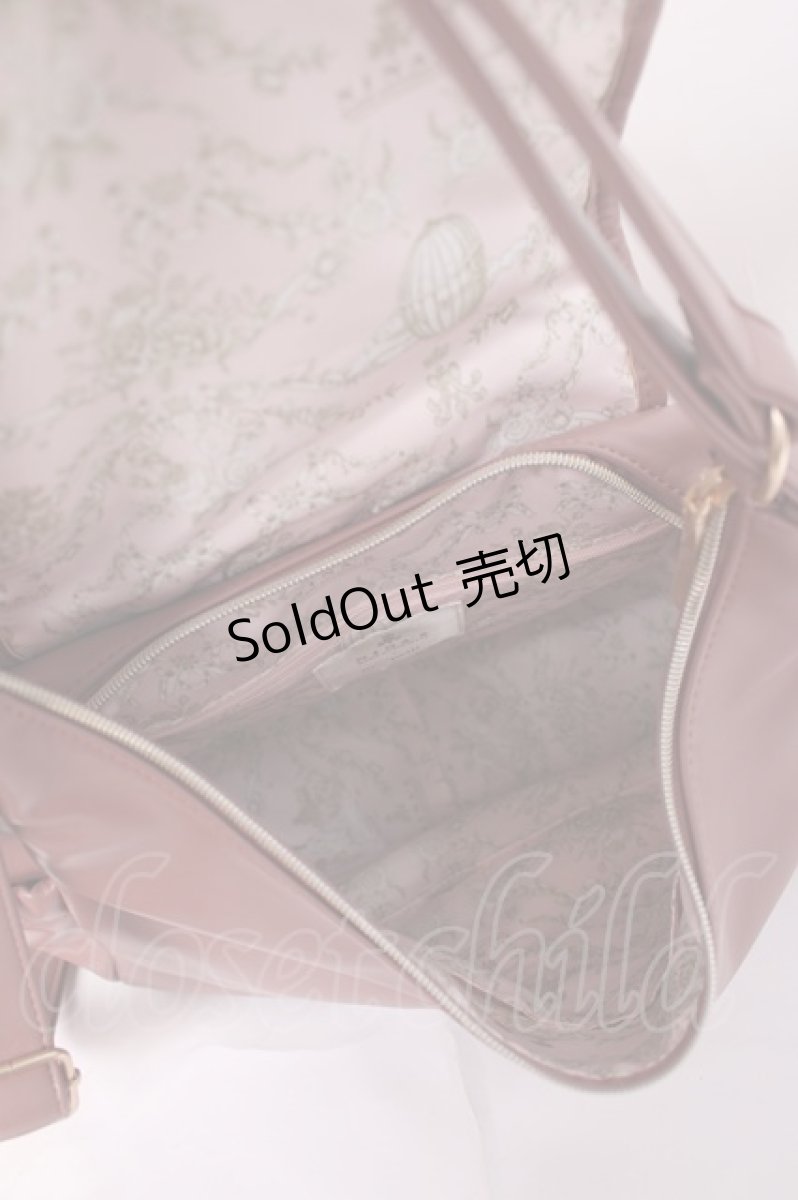 画像4: m petit by misako / AM*NIリボン3WAY バッグ  中桃 Y-26-07-31-053-LO-BG-SZ-ZTK054 (4)