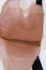 画像4: HONEY SALON / ビックリボンサテントートバッグ  アイボリー Y-26-07-31-055-LO-BG-SZ-ZY (4)