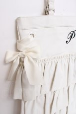 画像3: axes femme POETIQUE / 合皮フリルトートバック  白 Y-26-07-31-057-AX-BG-SZ-ZY (3)