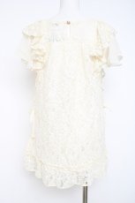画像3: axes femme / サイドレースアップ総レースチュニック M 生成り Y-26-07-31-077-AX-OP-SZ-ZY (3)