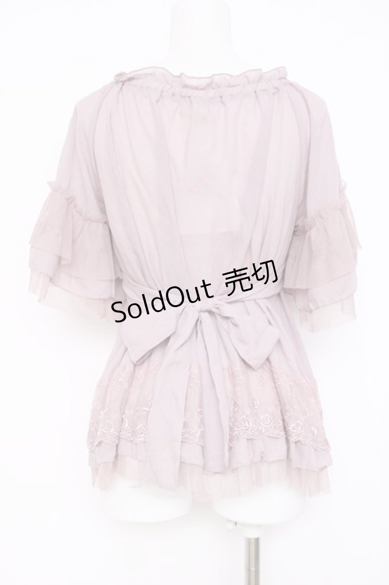 画像3: axes femme / ビーズ×パール装飾オフショルトップス M ピンク Y-26-07-31-078-AX-TO-SZ-ZY (3)