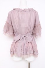 画像3: axes femme / ビーズ×パール装飾オフショルトップス M ピンク Y-26-07-31-078-AX-TO-SZ-ZY (3)