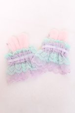 画像2: Angelic Pretty / リリカルバニーお袖とめ  ピンク×イエロー Y-26-07-31-009-AP-ZA-SZ-ZY (2)