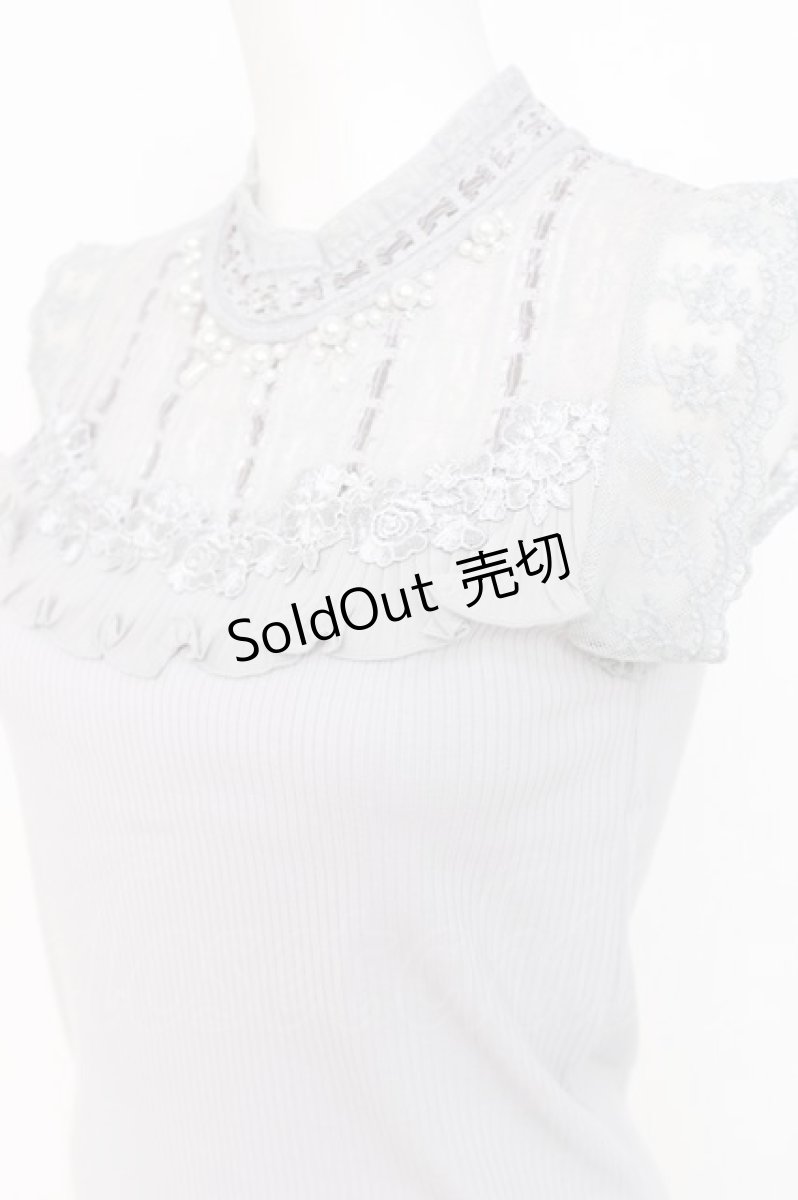 画像3: axes femme / ビスチェ切替タンクトップ M グレー Y-26-07-31-083-AX-TO-SZ-ZY (3)
