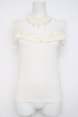 画像1: axes femme / ビスチェ切替タンクトップ M 生成り Y-26-07-31-084-AX-TO-SZ-ZY (1)