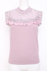 画像1: axes femme / ビスチェ切替タンクトップ M アワピンク Y-26-07-31-086-AX-TO-SZ-ZY (1)