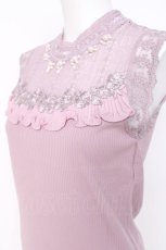 画像3: axes femme / ビスチェ切替タンクトップ M アワピンク Y-26-07-31-086-AX-TO-SZ-ZY (3)