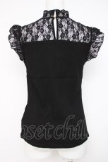 画像2: axes femme / バラ刺繍ビスチェ切替タンク M 黒 Y-26-07-31-088-AX-TO-SZ-ZY (2)